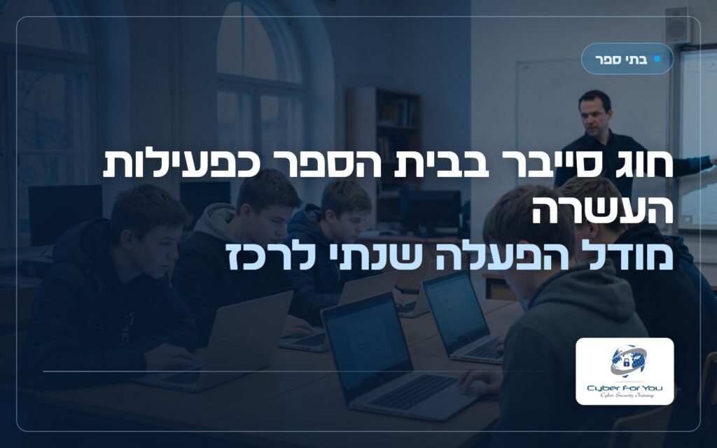 חוג סייבר בבית הספר כפעילות העשרה: מודל הפעלה שנתי לרכז