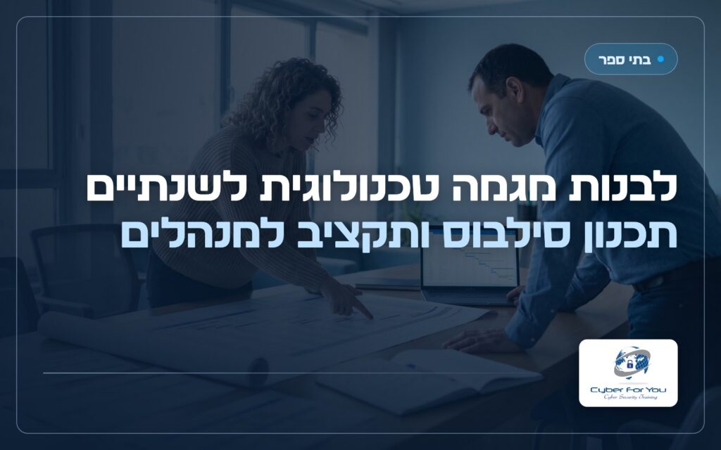 לבנות מגמה טכנולוגית לשנתיים: תכנון סילבוס ותקציב למנהלים