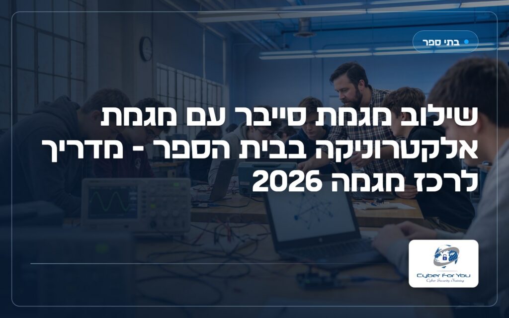 שילוב מגמת סייבר עם מגמת אלקטרוניקה בבית הספר - מדריך לרכז מגמה 2026