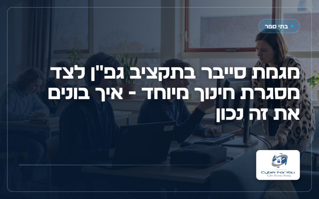 מגמת סייבר בתקציב גפ"ן לצד מסגרת חינוך מיוחד - איך בונים את זה נכון