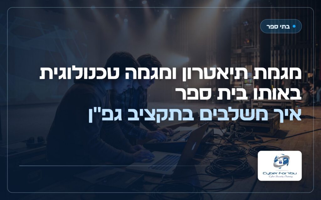 מגמת תיאטרון ומגמה טכנולוגית באותו בית ספר: איך משלבים בתקציב גפ"ן